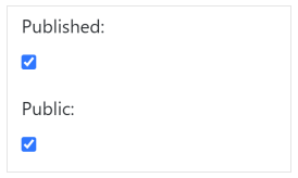 News Editor Publish and Public Boxes