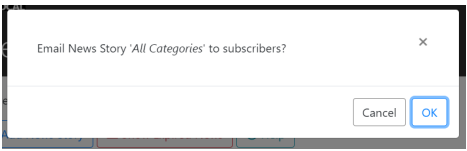 Confirmation Window