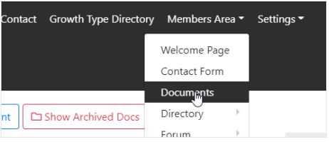 Documents Drop Down