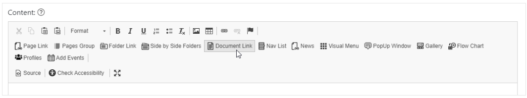 Document Link Button