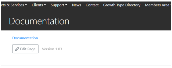 Documentation Page with Folder Link