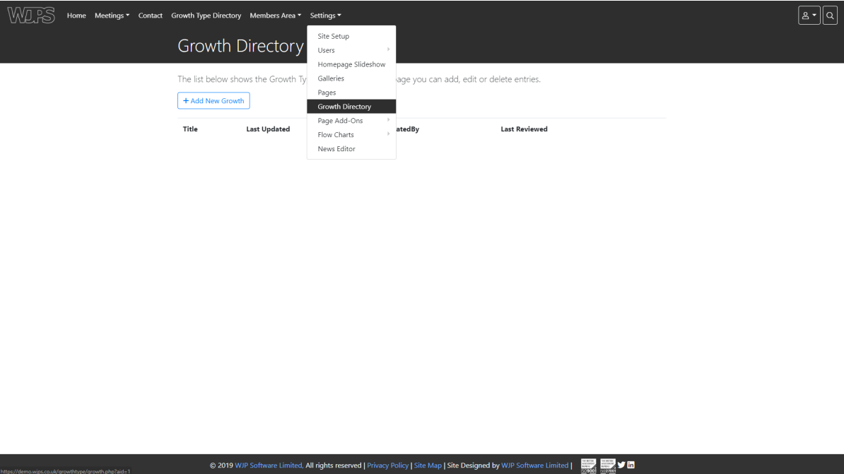 Growth Directory