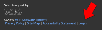 bottom log in button